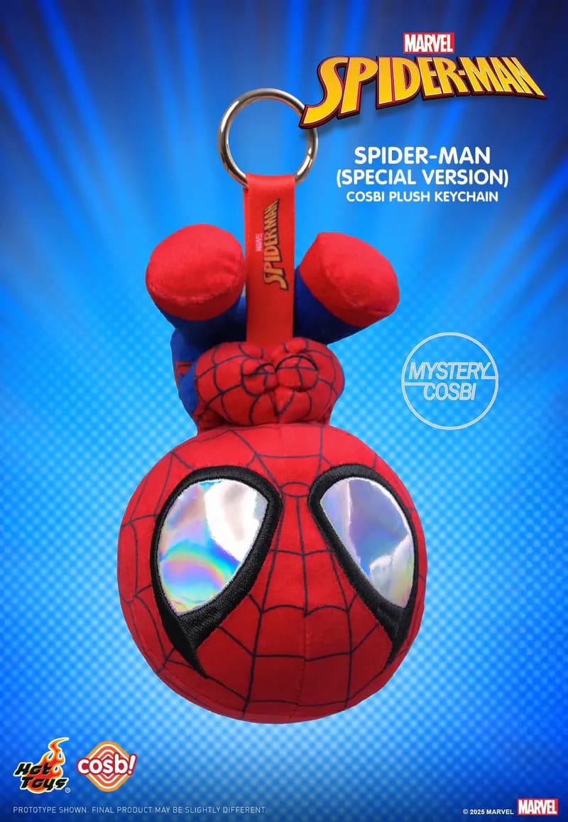 Hot Toys Spider-Man Cosbi Plush Keychain Blind Box