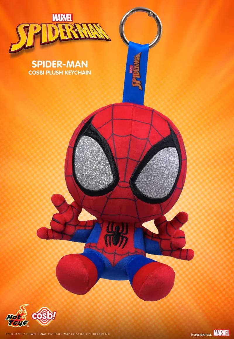 Hot Toys Spider-Man Cosbi Plush Keychain Blind Box