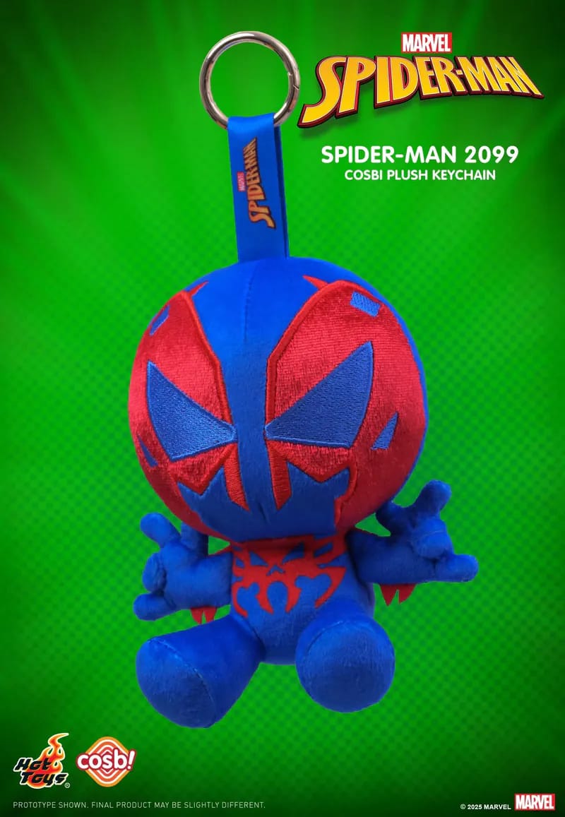 Hot Toys Spider-Man Cosbi Plush Keychain Blind Box