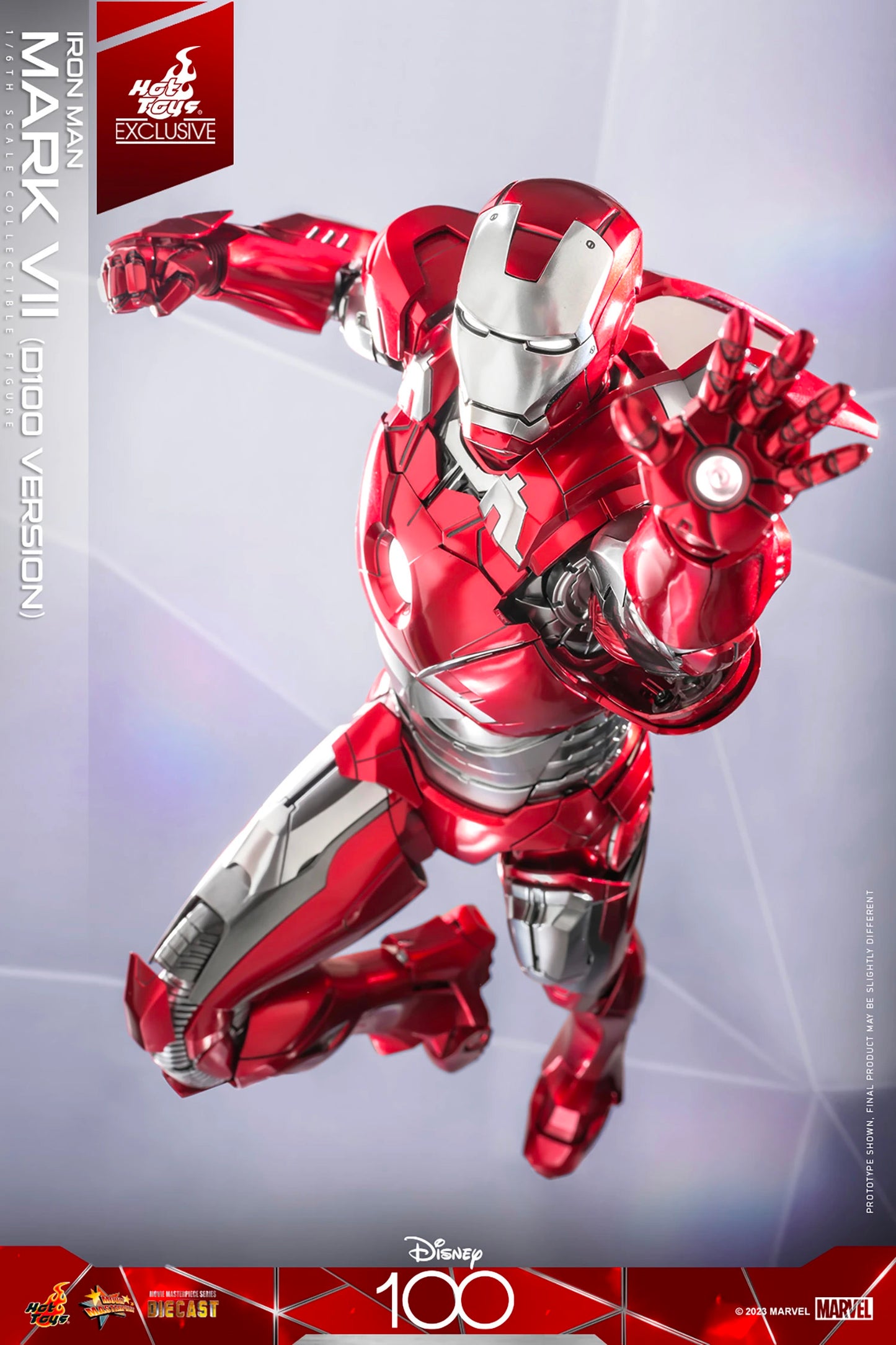 Hot Toys: Marvel - Iron Man Mark VII (D100 Version) Sixth Scale Figure