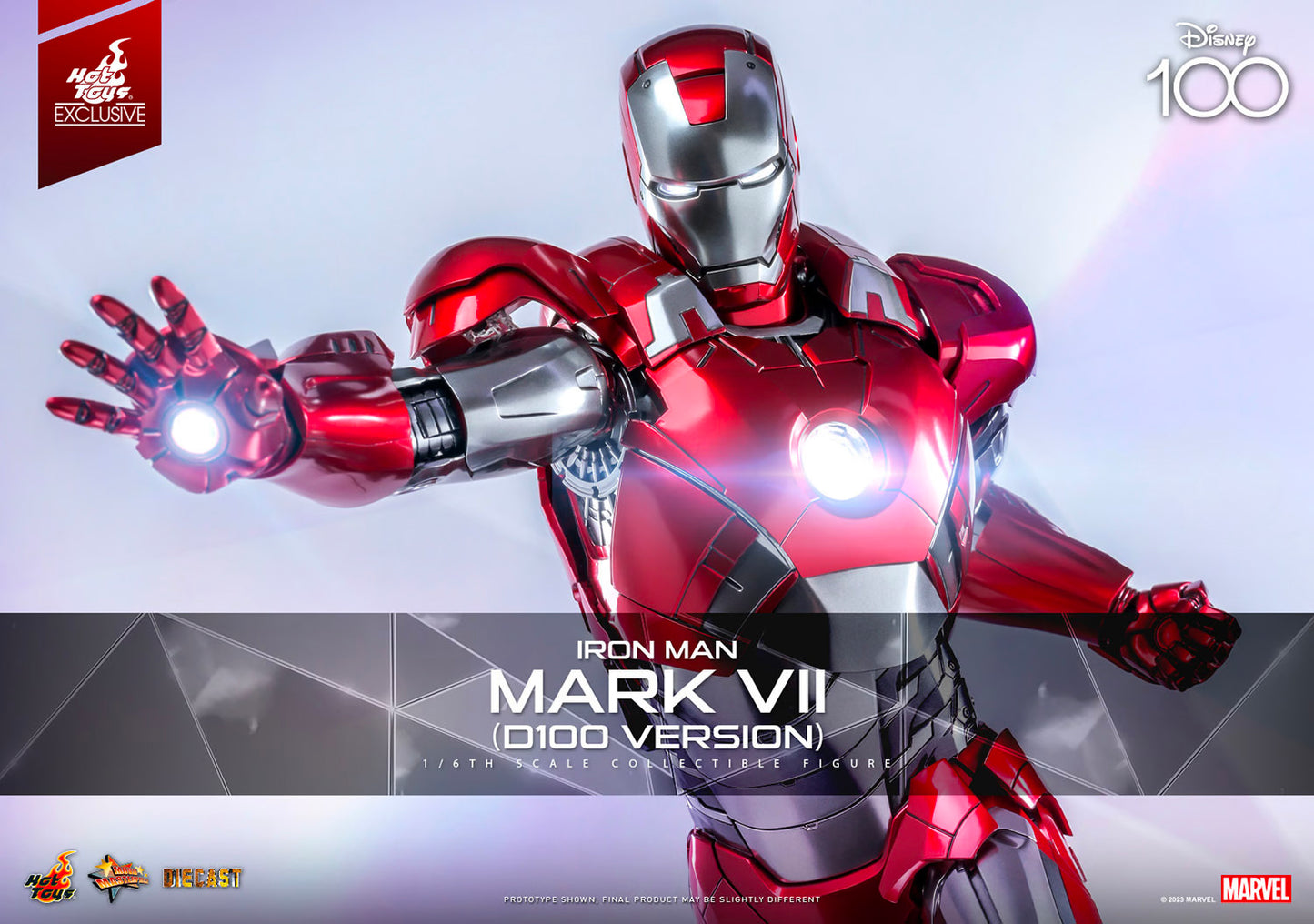 Hot Toys: Marvel - Iron Man Mark VII (D100 Version) Sixth Scale Figure