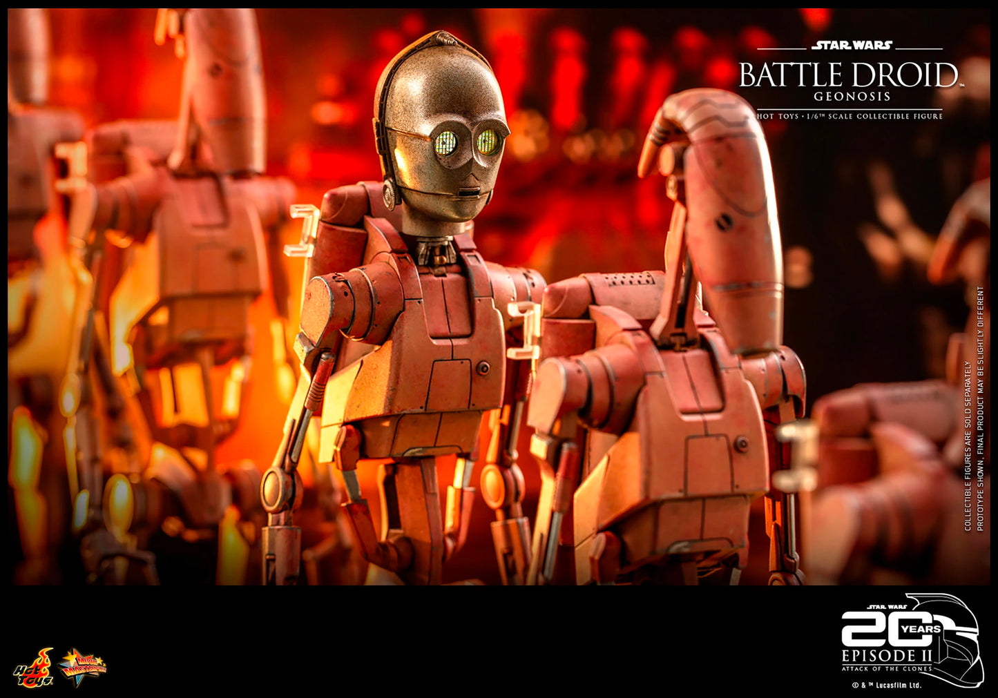 Hot Toys x Sideshow Collectibles: Star Wars - Battle Droid (Geonosis) Sixth Scale Figure