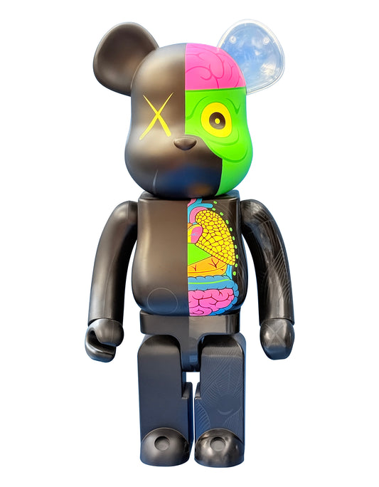 KAWS - BE@RBRICK Dissected Companion 1000% Black, 2008