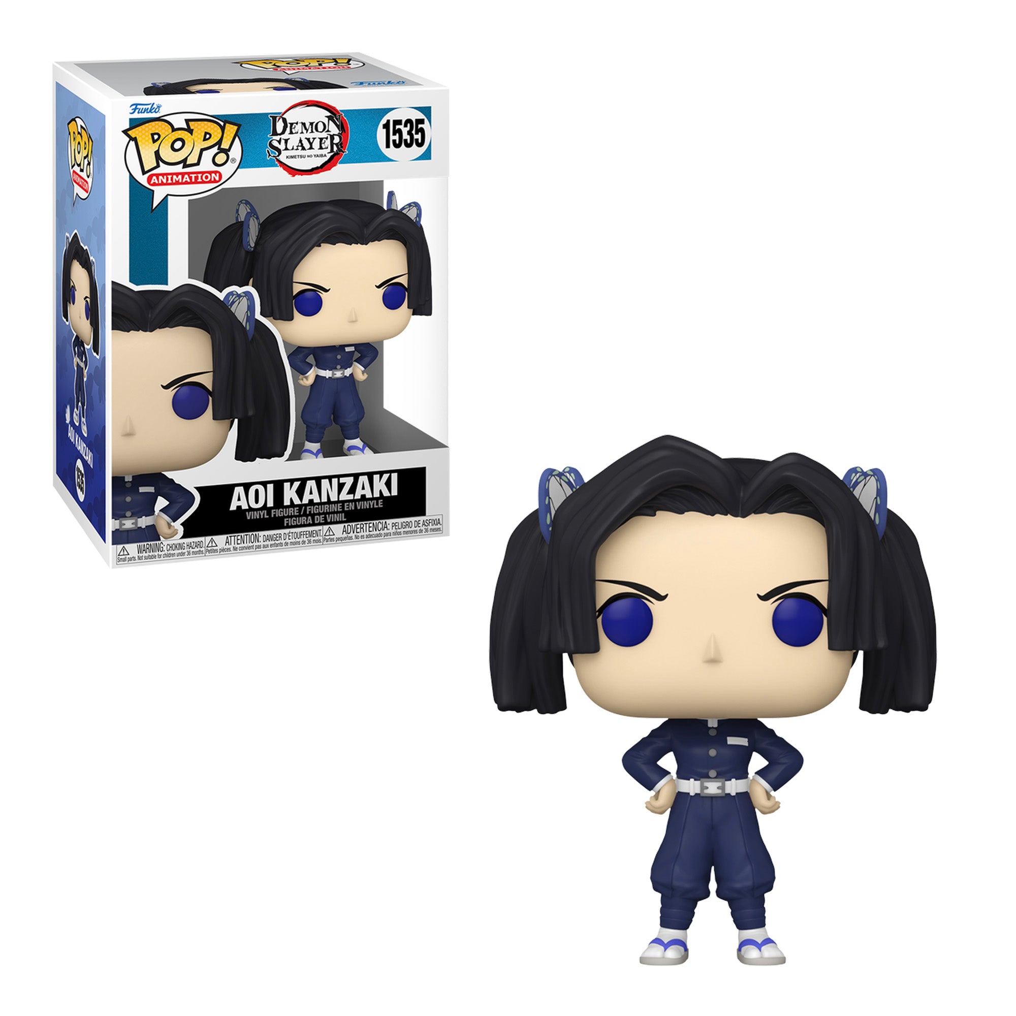 Funko Pop! Animation: Demon Slayer: Kimetsu No Yaiba - Aoi Kanzaki #1535 (1  in 6 Chance of Chase)