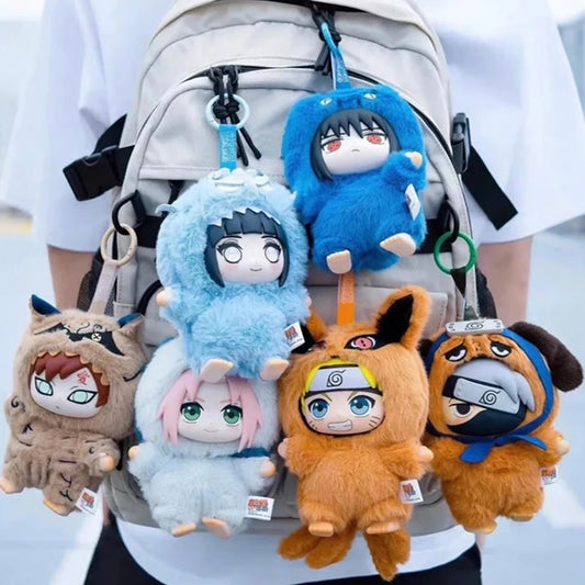 Top Toy: Naruto Beast Party Series Regular Plush Keychain Blind Box