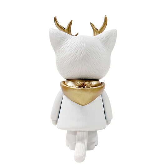 Kaori Hinata - Morris The Cat with Antlers White Figure