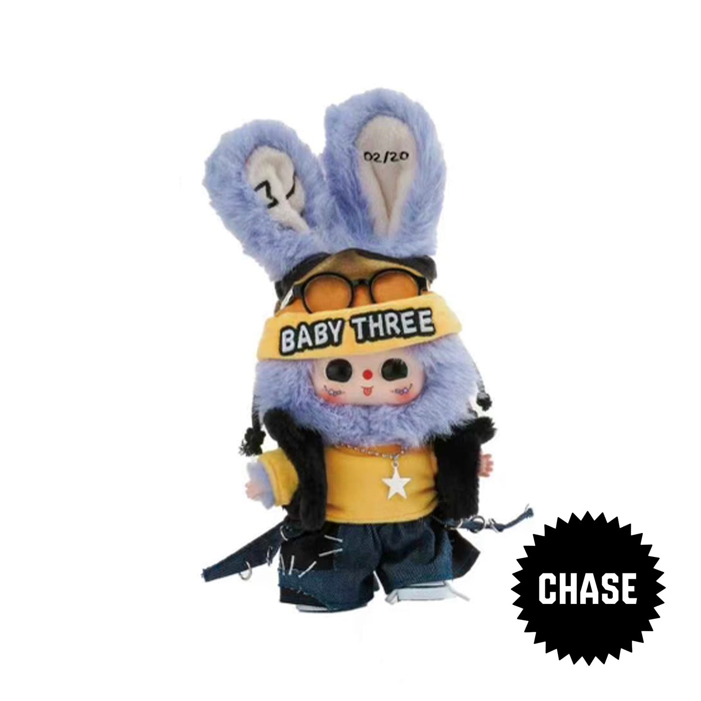 Baby Three "Street Hyper" Vinyl Plush "Pink" Blind Box SDCC 2025 Exclusive