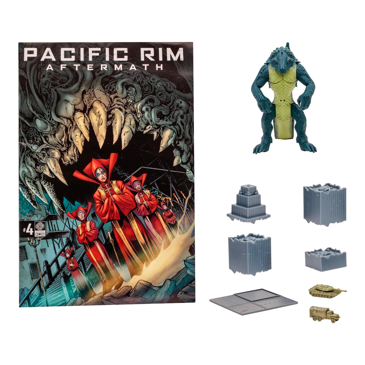 McFarlane Toys: Pacific Rim - Kaiju Wave 1 Raiju 4" Tall Action Figure with Comic Book