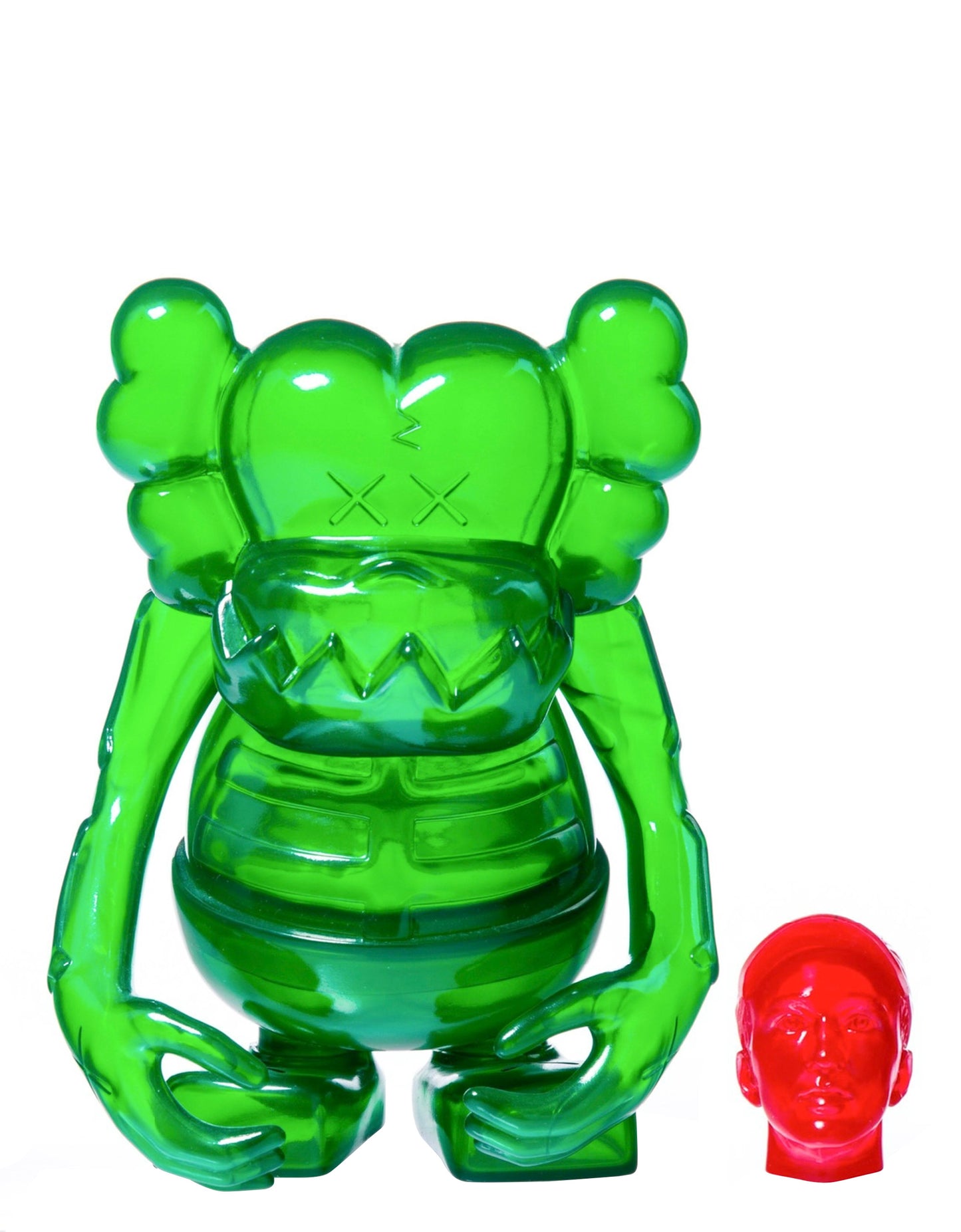 KAWS x Bounty Hunter - Skull Kun Green, 2006