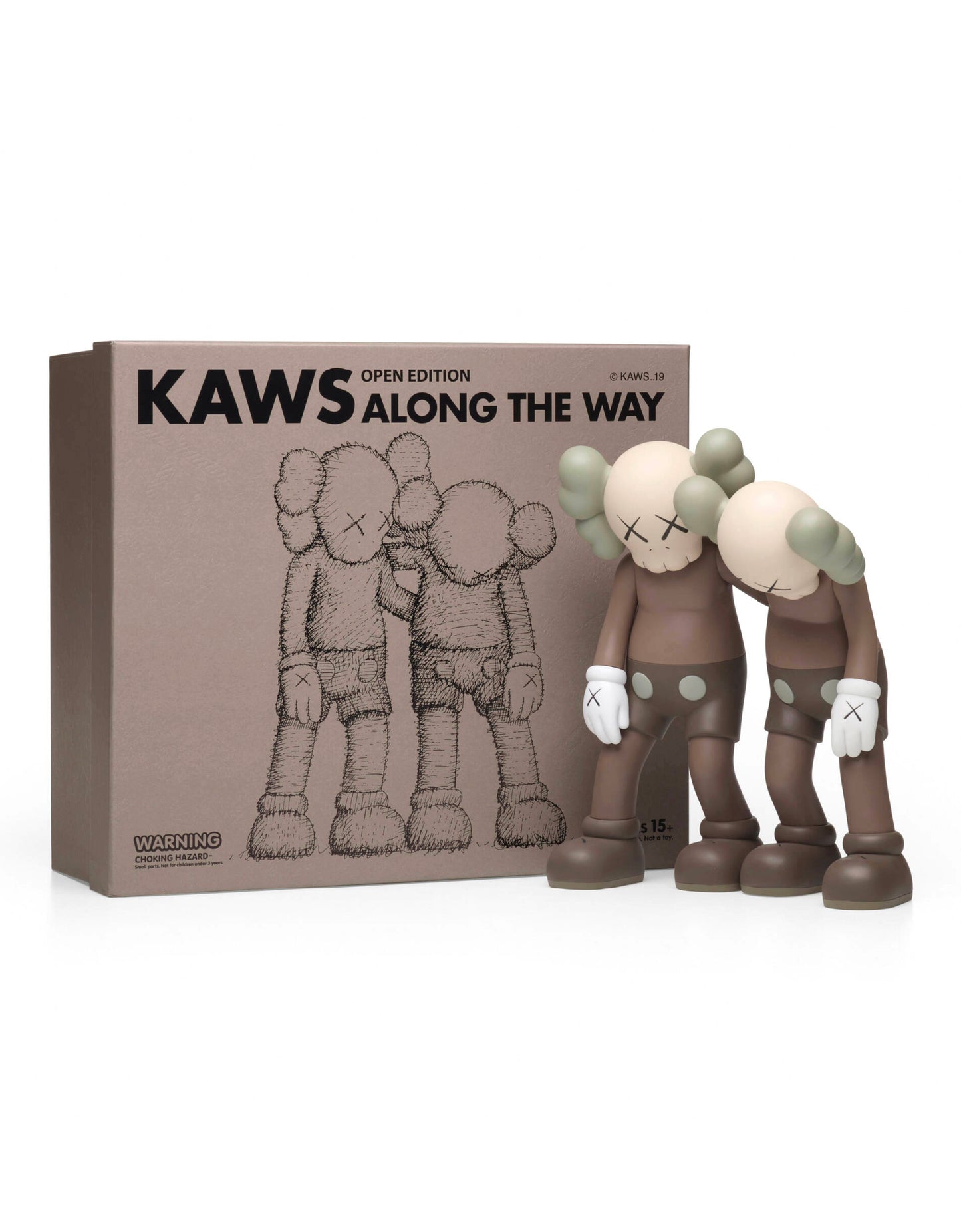 KAWS - Along The Way Brown, 2019