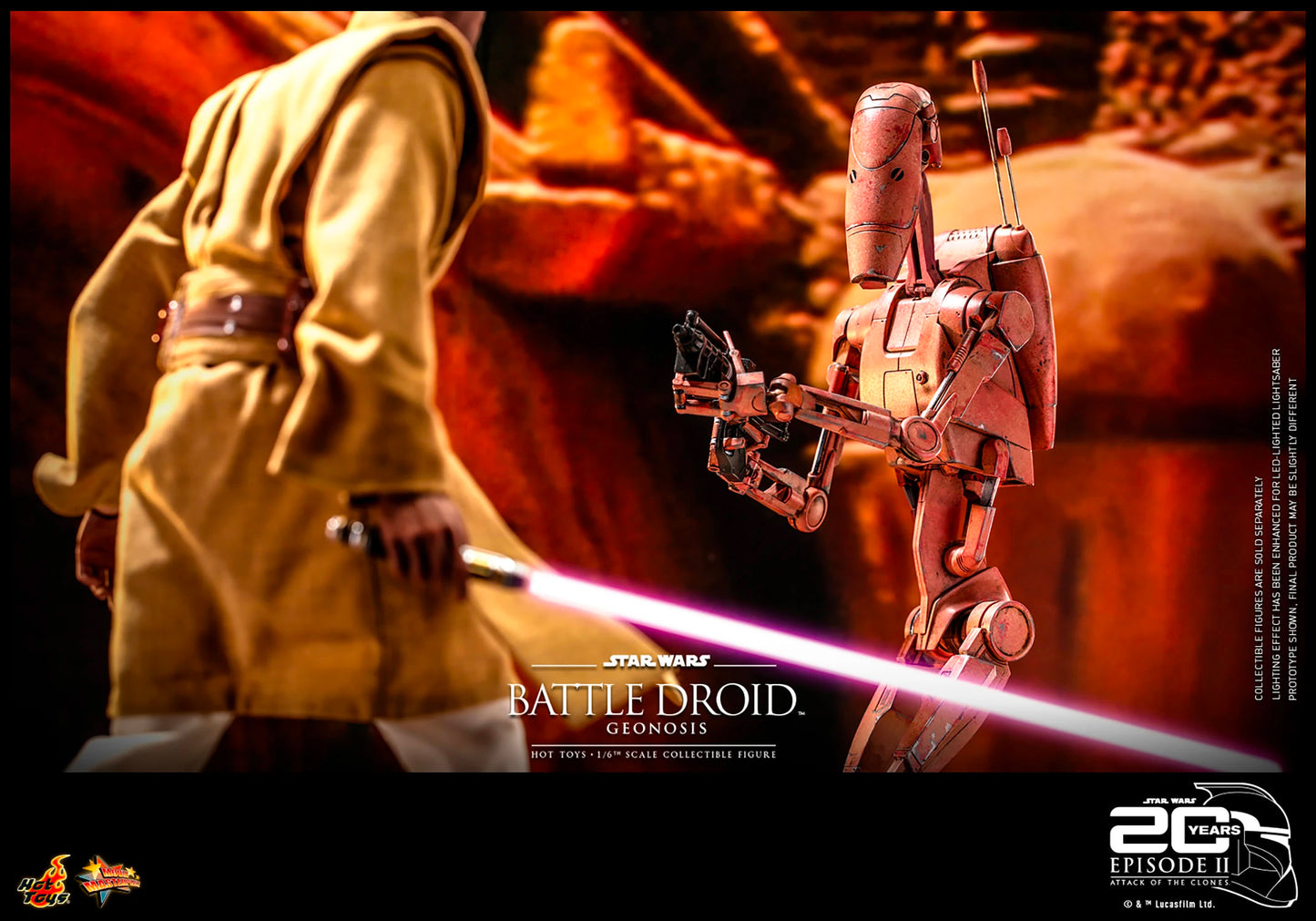Hot Toys x Sideshow Collectibles: Star Wars - Battle Droid (Geonosis) Sixth Scale Figure