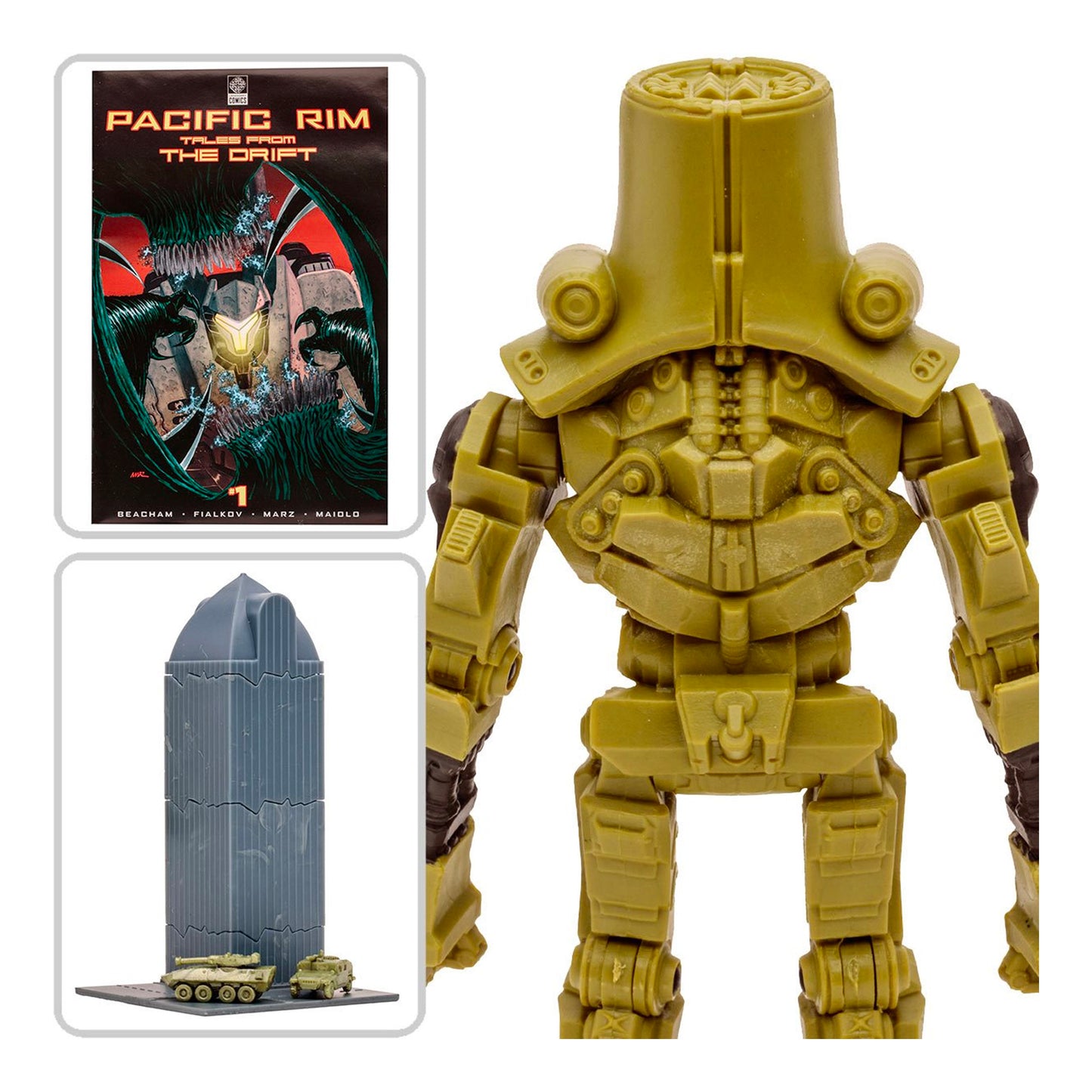 McFarlane Toys: Pacific Rim - Jaeger Wave 1 Cherno Alpha 4" Tall Action Figure with Comic Book