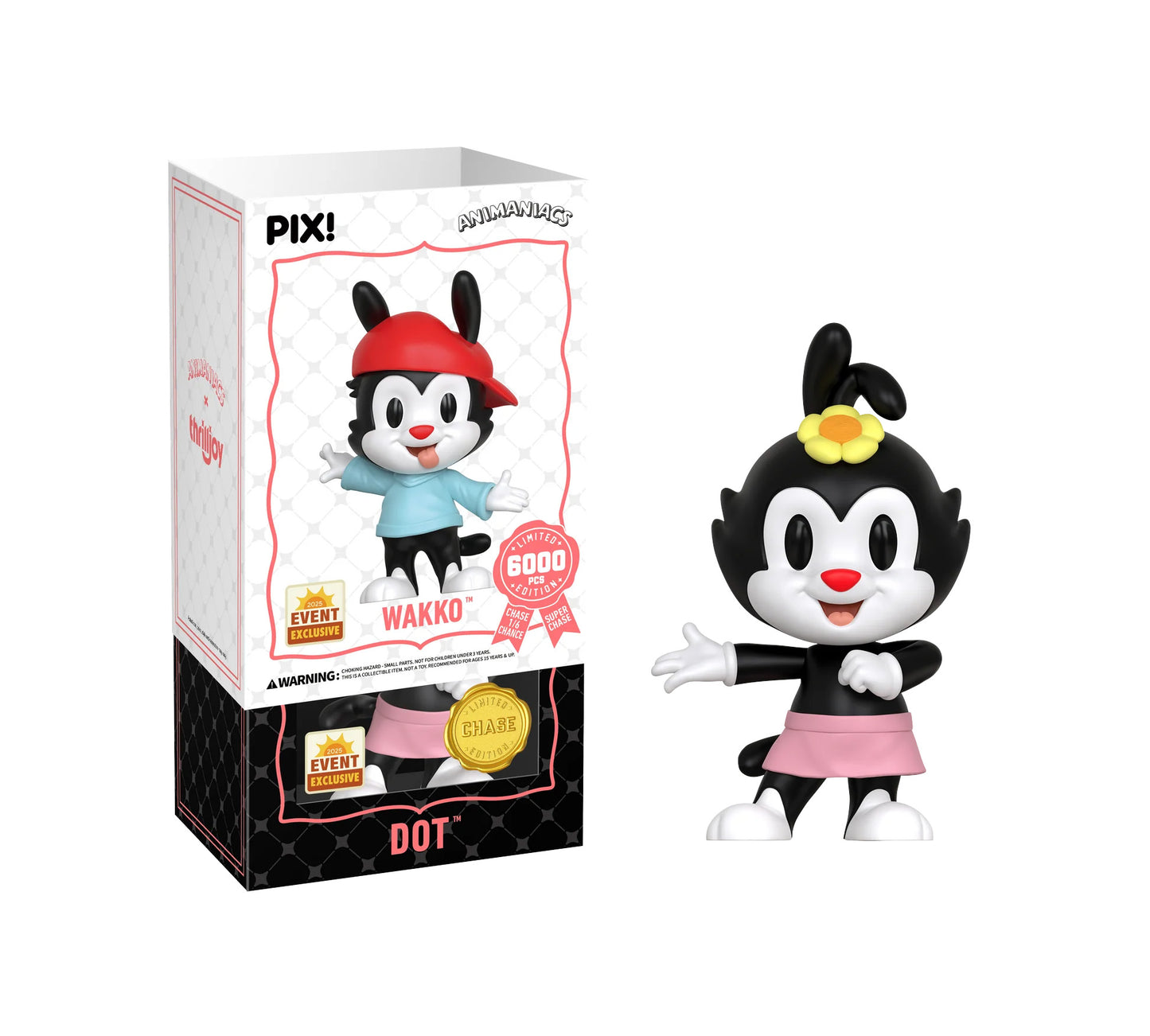 Thrilljoy PIX! Animaniacs - Wakko Blind Box UCC Exclusive