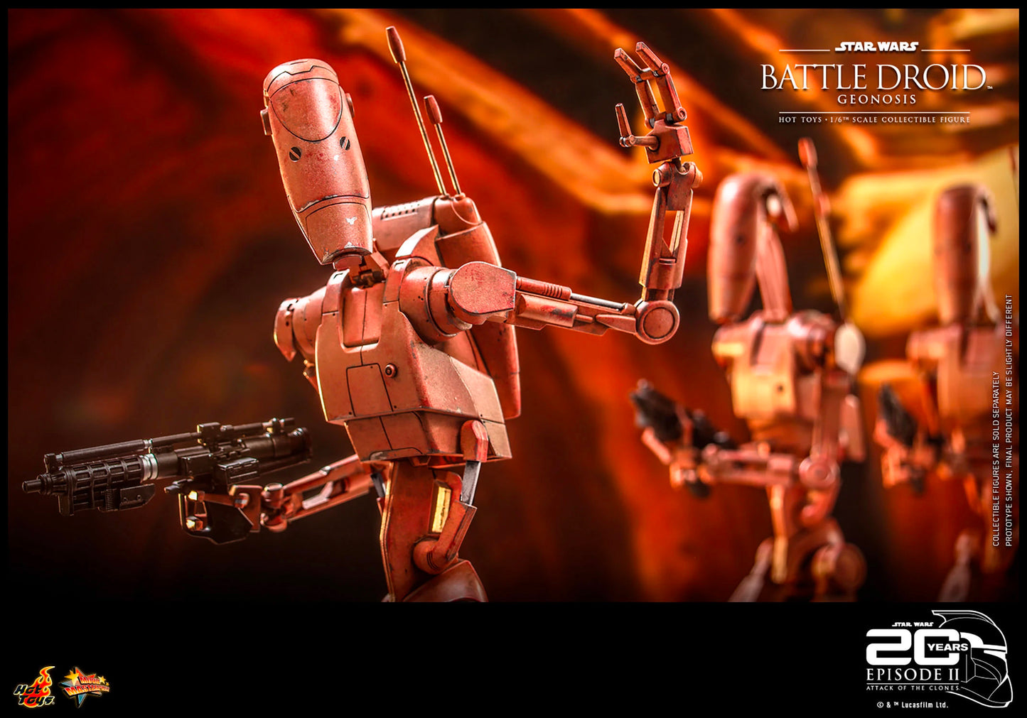 Hot Toys x Sideshow Collectibles: Star Wars - Battle Droid (Geonosis) Sixth Scale Figure
