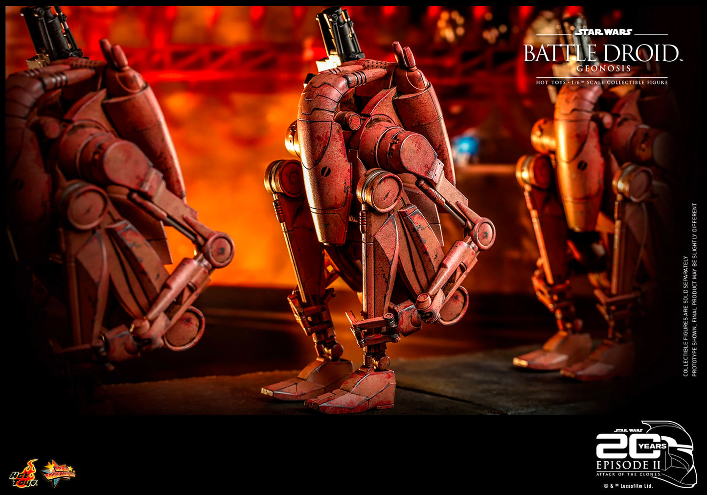 Hot Toys x Sideshow Collectibles: Star Wars - Battle Droid (Geonosis) Sixth Scale Figure