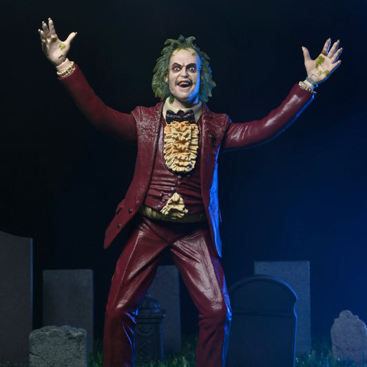 NECA: Beetlejuice (1988) - Beetlejuice in Red Tux 7" Scale Action Figure