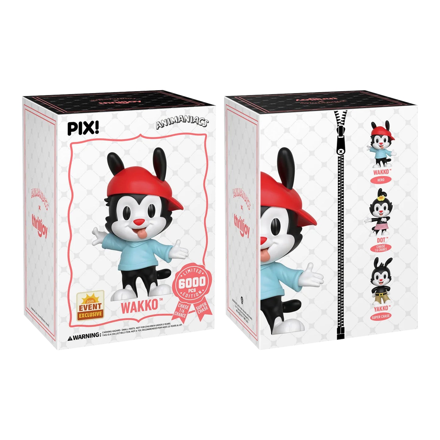 Thrilljoy PIX! Animaniacs - Wakko Blind Box UCC Exclusive