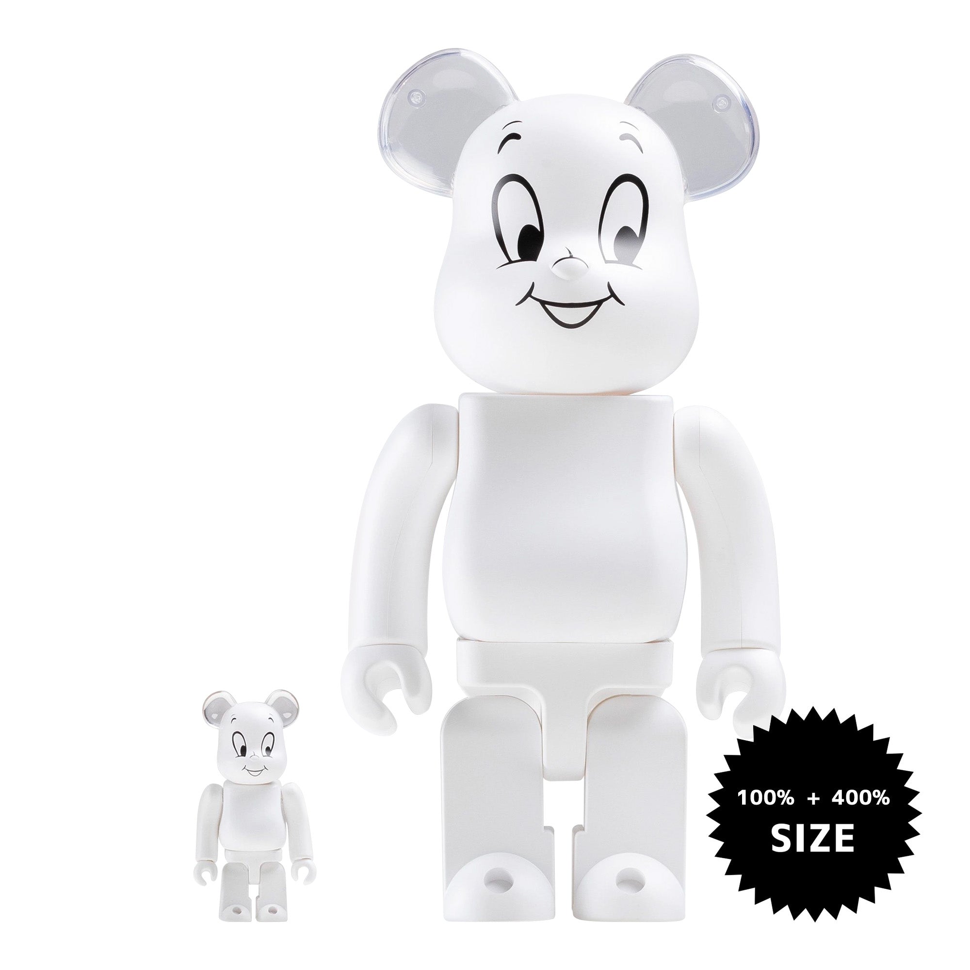 正規激安= BE@RBRICK CASPER 100％ & 400％ ベアブリック キャスパー Casper the Friendly Ghost & related elements キューブリック、ベアブリック