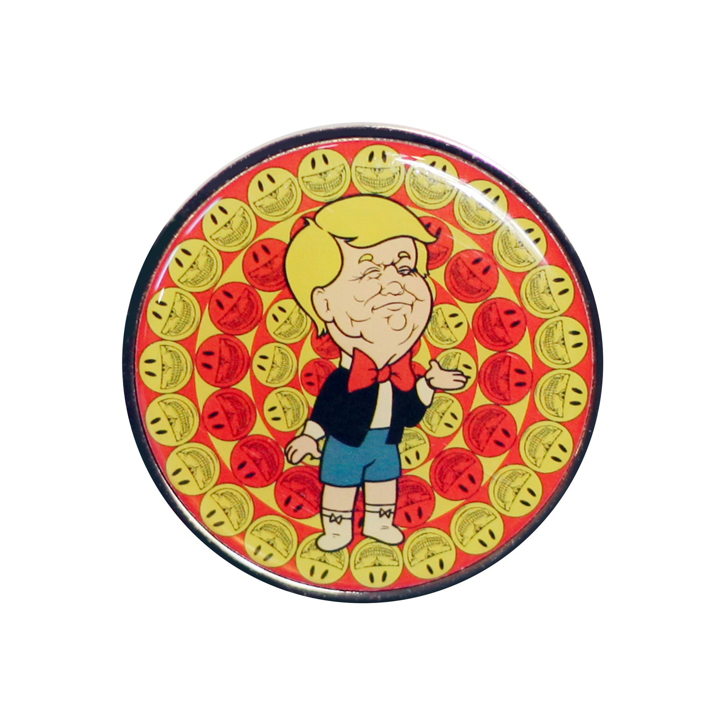 Ron English x MINDstyle: Popaganda - Donald T. Rich Enamel Pin