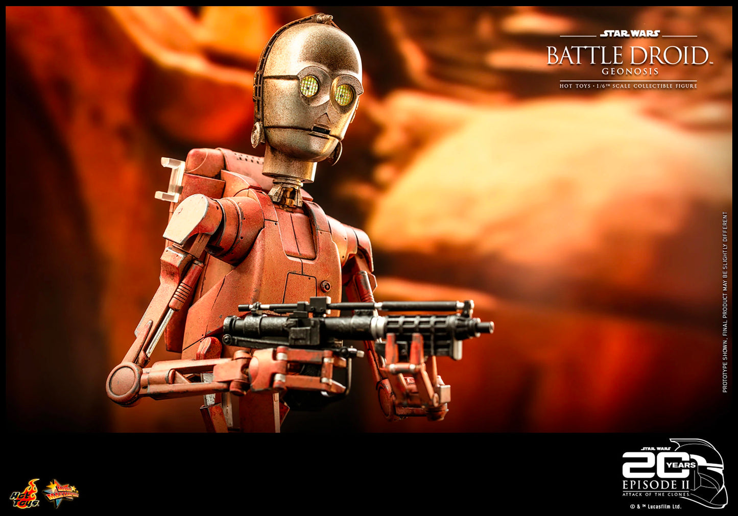 Hot Toys x Sideshow Collectibles: Star Wars - Battle Droid (Geonosis) Sixth Scale Figure