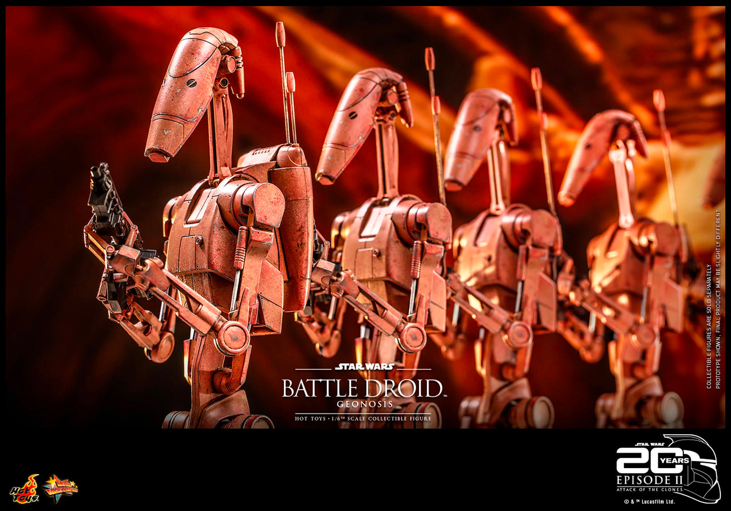 Hot Toys x Sideshow Collectibles: Star Wars - Battle Droid (Geonosis) Sixth Scale Figure