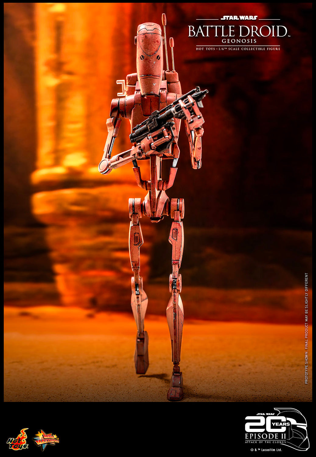 Hot Toys x Sideshow Collectibles: Star Wars - Battle Droid (Geonosis) Sixth Scale Figure