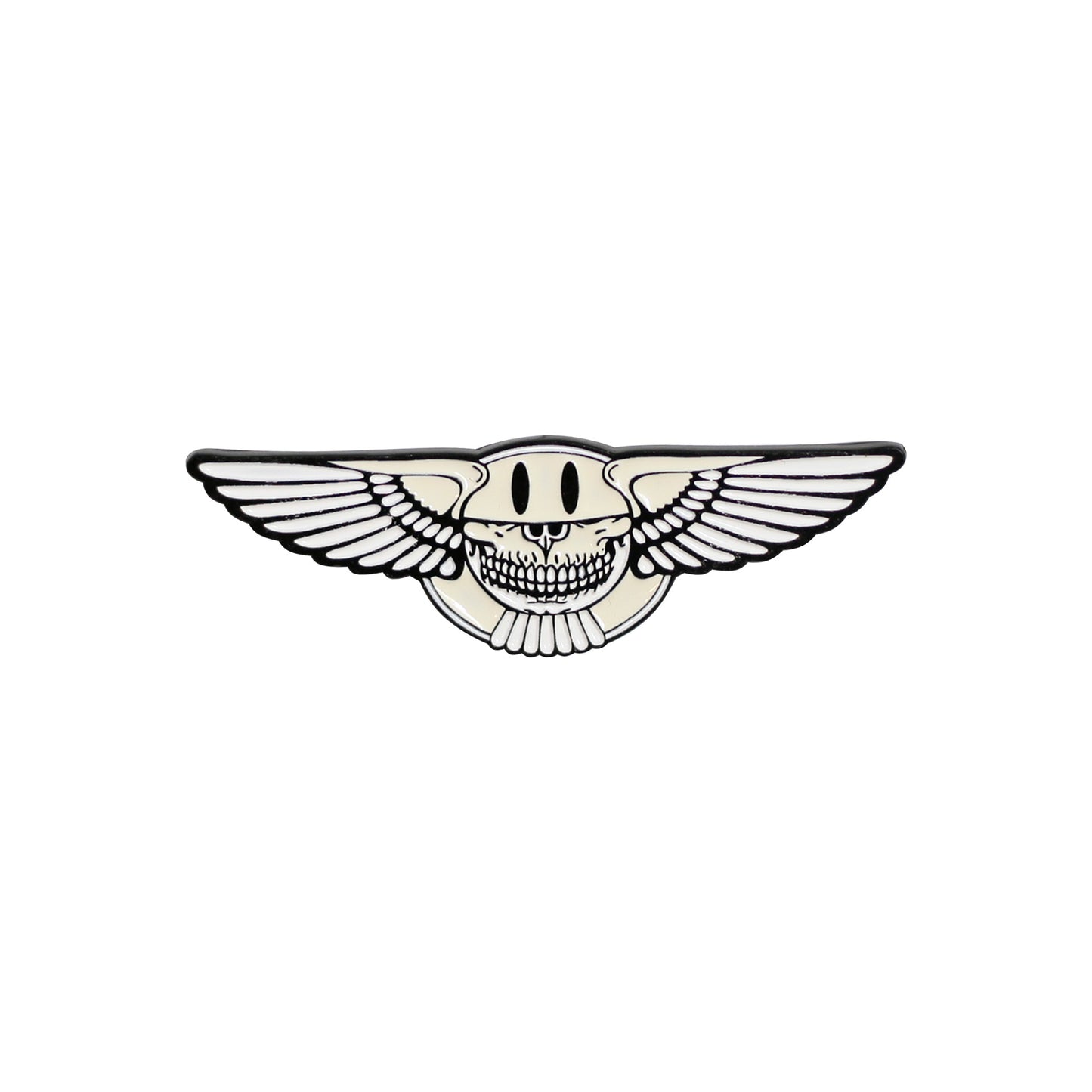Ron English x MINDstyle: Popaganda - Skull Wing Grin Enamel Pin