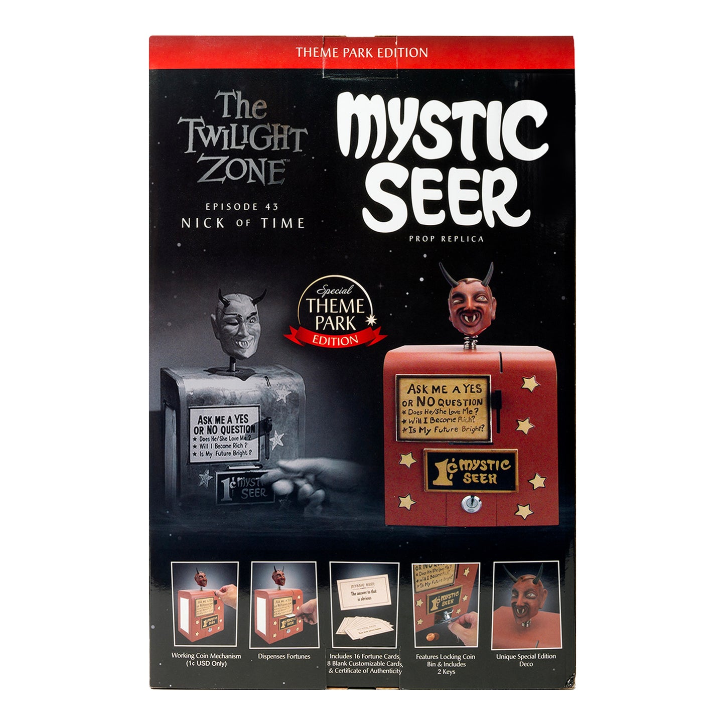 The Twilight Zone - Mystic Seer Theme Park Edition 1:1 Scale Prop Replica SDCC 2023 Entertainment Earth Exclusive