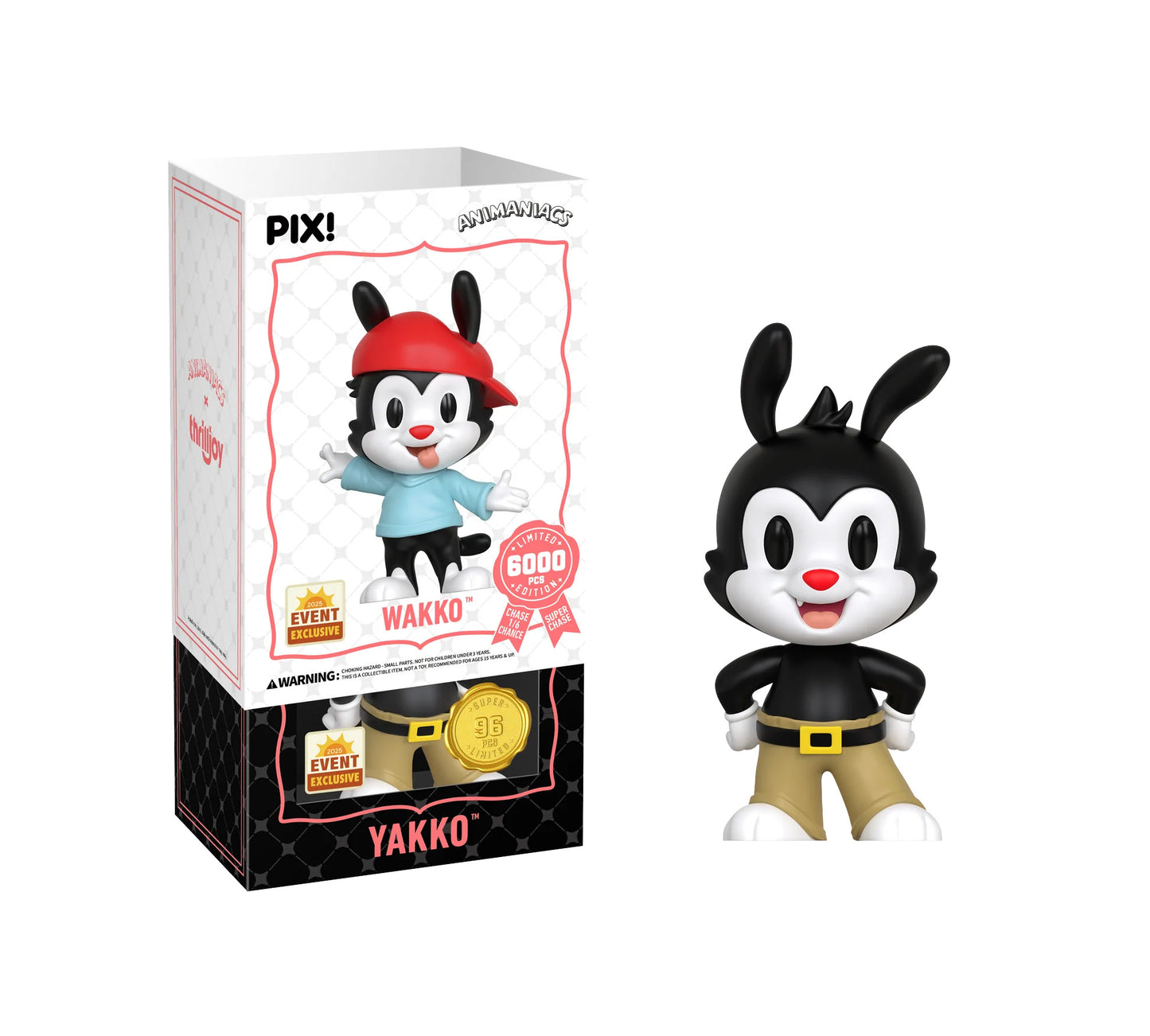 Thrilljoy PIX! Animaniacs - Wakko Blind Box UCC Exclusive