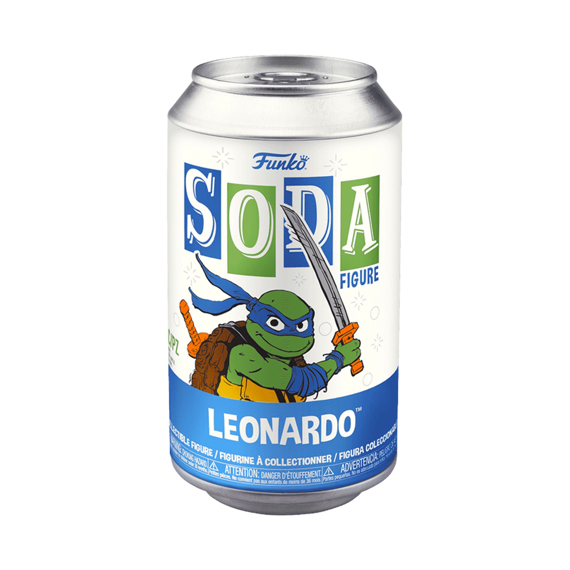 Funko SODA Leonardo – Teenage Mutant Ninja Turtles, Vinylfigur Ca. 9,5 Cm, Mit Chase-Chance