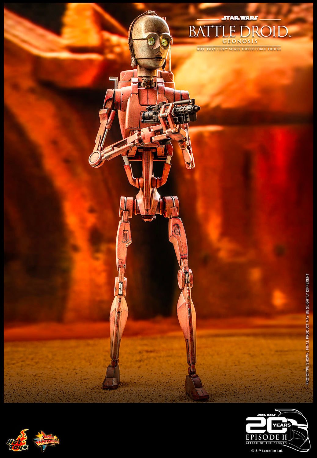 Hot Toys x Sideshow Collectibles: Star Wars - Battle Droid (Geonosis) Sixth Scale Figure