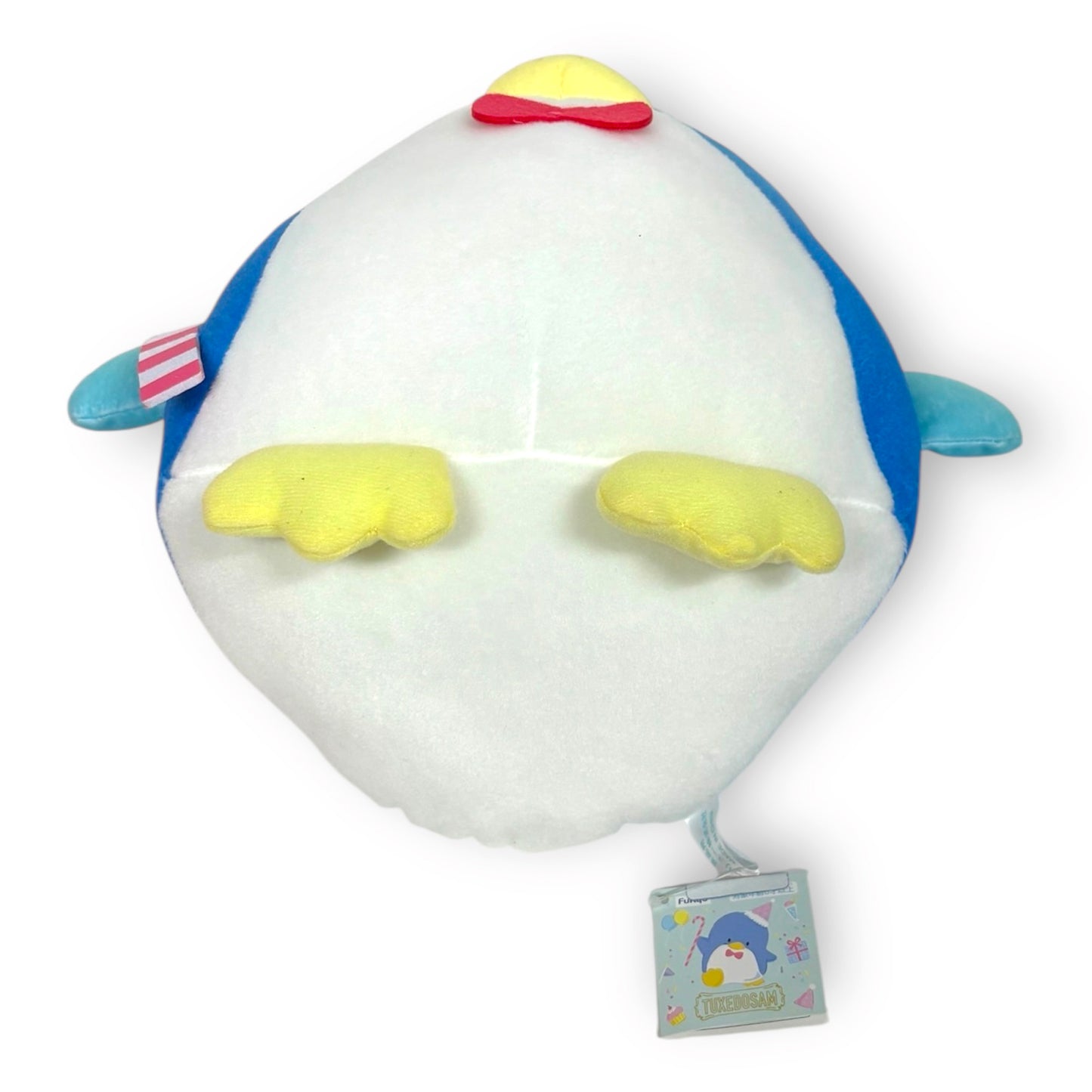 Sanrio - Tuxedosam Penguin Blue with Candy Cane 12" Tall Plush