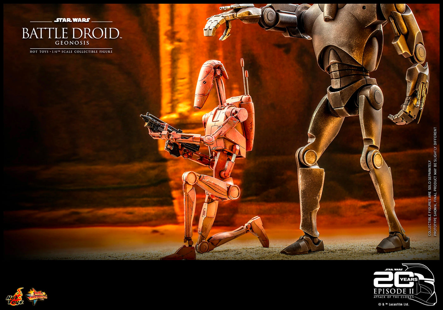 Hot Toys x Sideshow Collectibles: Star Wars - Battle Droid (Geonosis) Sixth Scale Figure