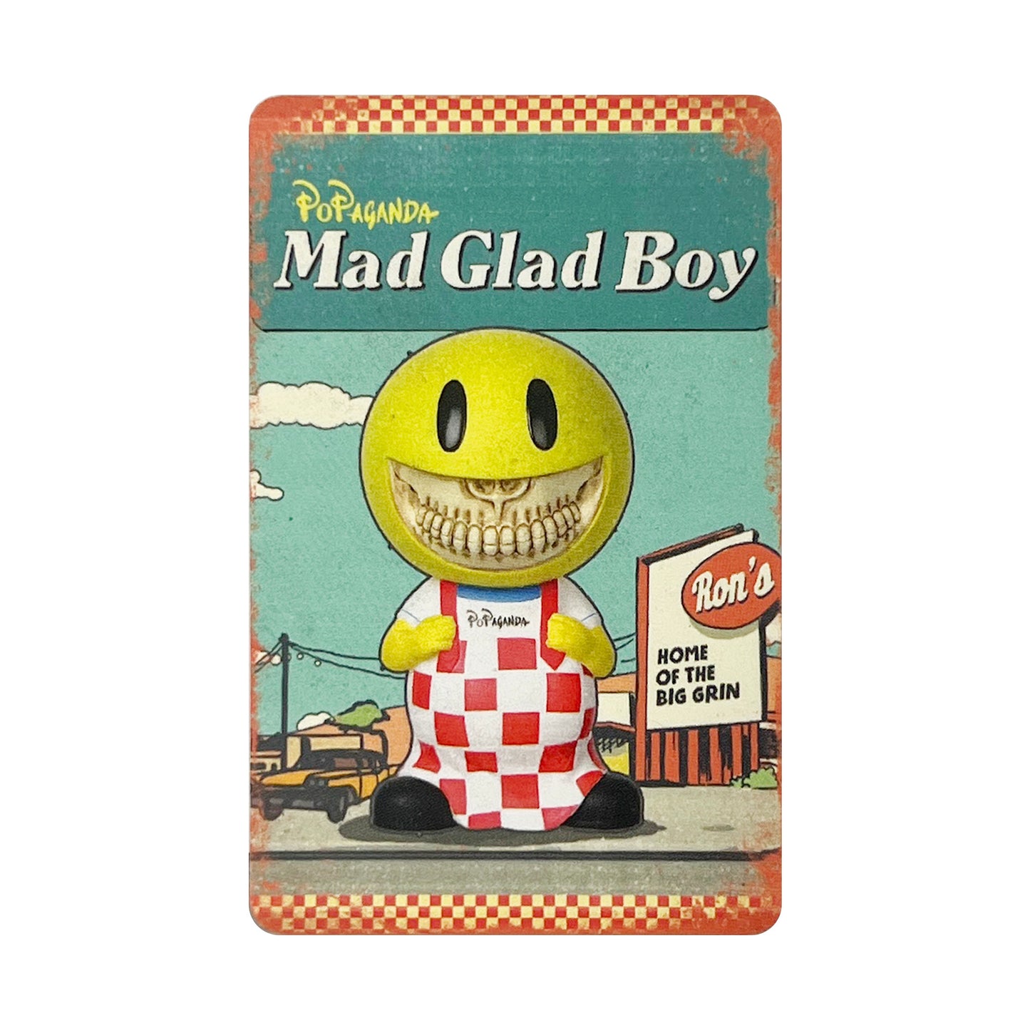 MINDstyle x Ron English - Mad Glad Grin 7" Tall Figure