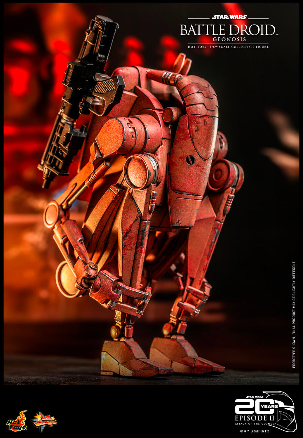 Hot Toys x Sideshow Collectibles: Star Wars - Battle Droid (Geonosis) Sixth Scale Figure