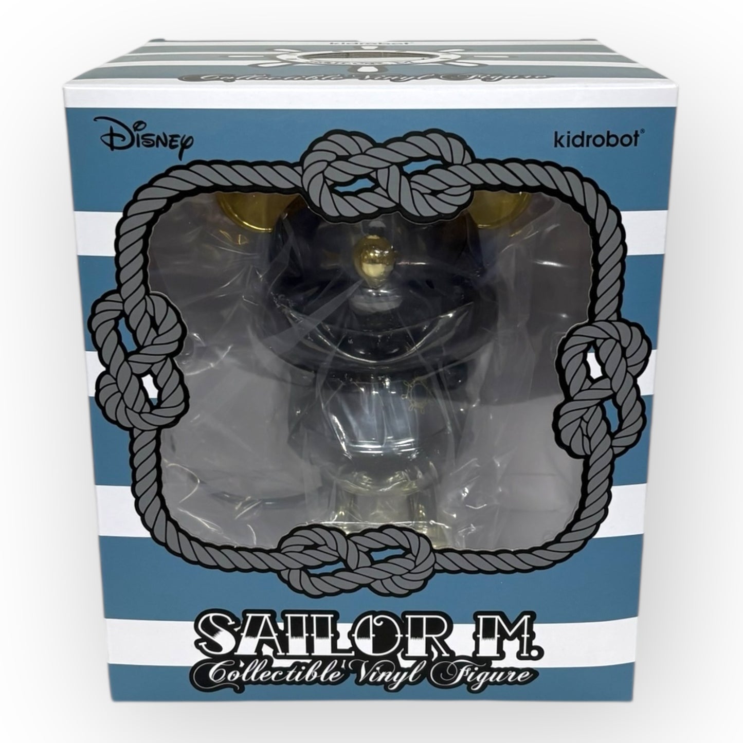 Disney Mickey Mouse "Sailor M." Collectible Vinyl Figure by Pasa - Exclusive Black and Gold Edition