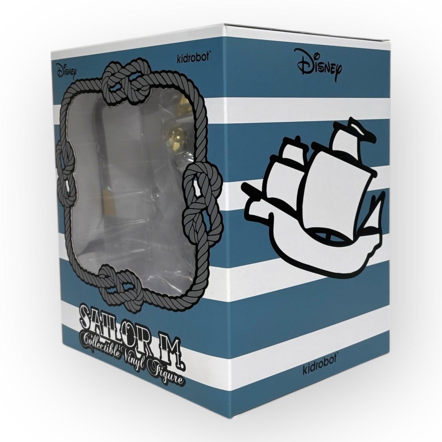 Disney Mickey Mouse "Sailor M." Collectible Vinyl Figure by Pasa - Exclusive Black and Gold Edition