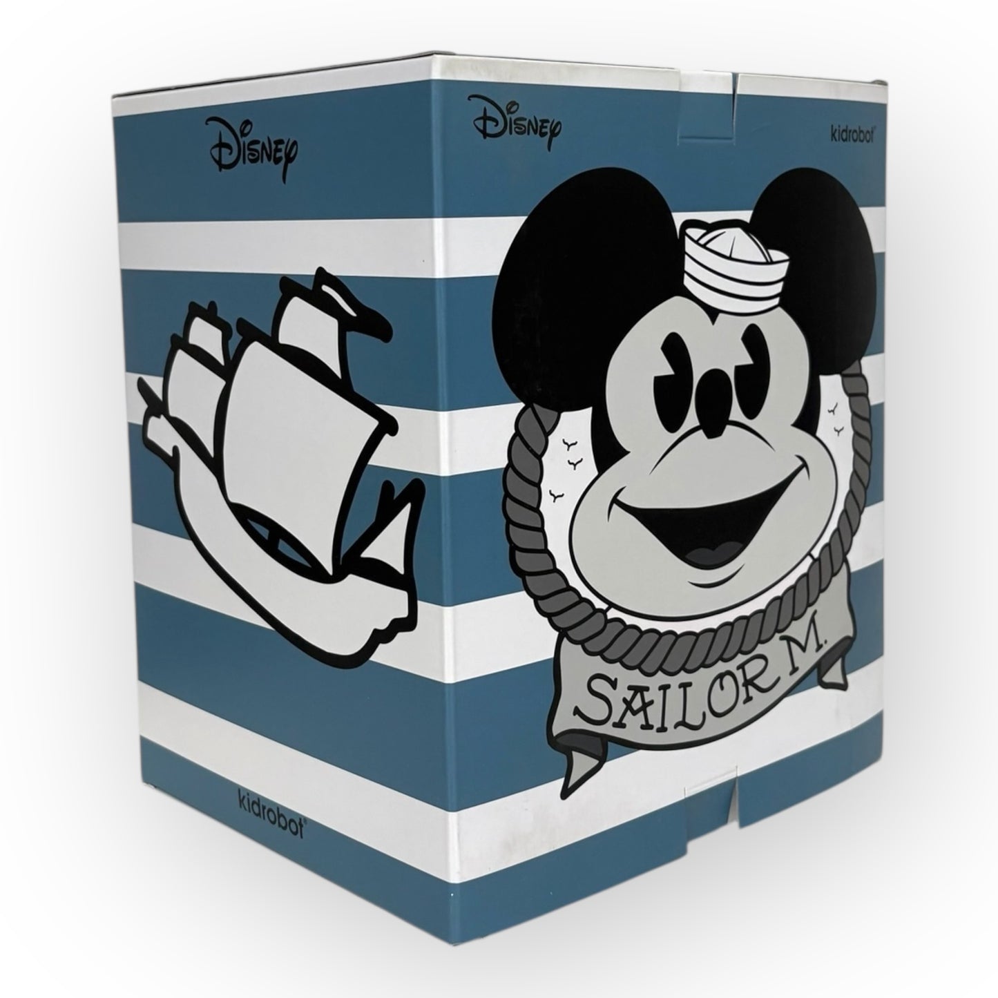 Disney Mickey Mouse "Sailor M." Collectible Vinyl Figure by Pasa - Exclusive Black and Gold Edition