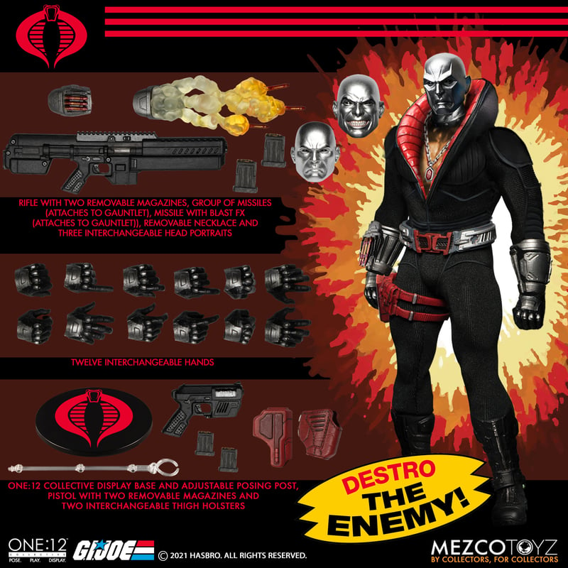 MEZCO TOYZ: One:12 Collective - G.I. Joe: Destro