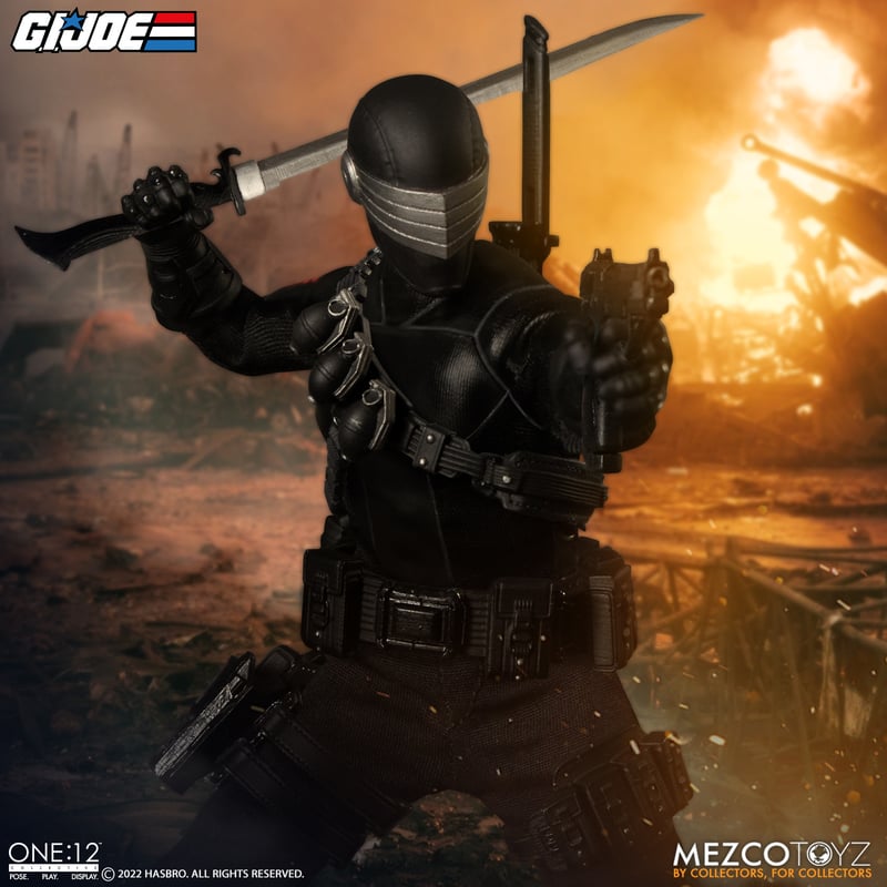 MEZCO TOYZ: One:12 Collective - G.I. Snake Eyes Deluxe Edition