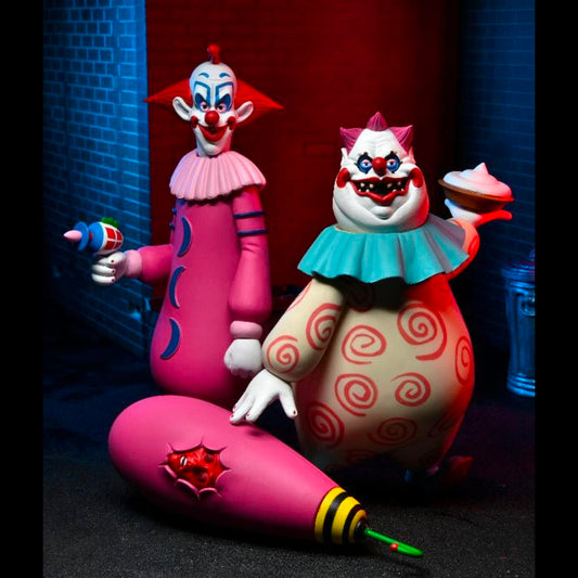 NECA: Toony Terrors - Killer Klowns From Outer Space Slim & Chubby 2 Pack 6" Tall Figure