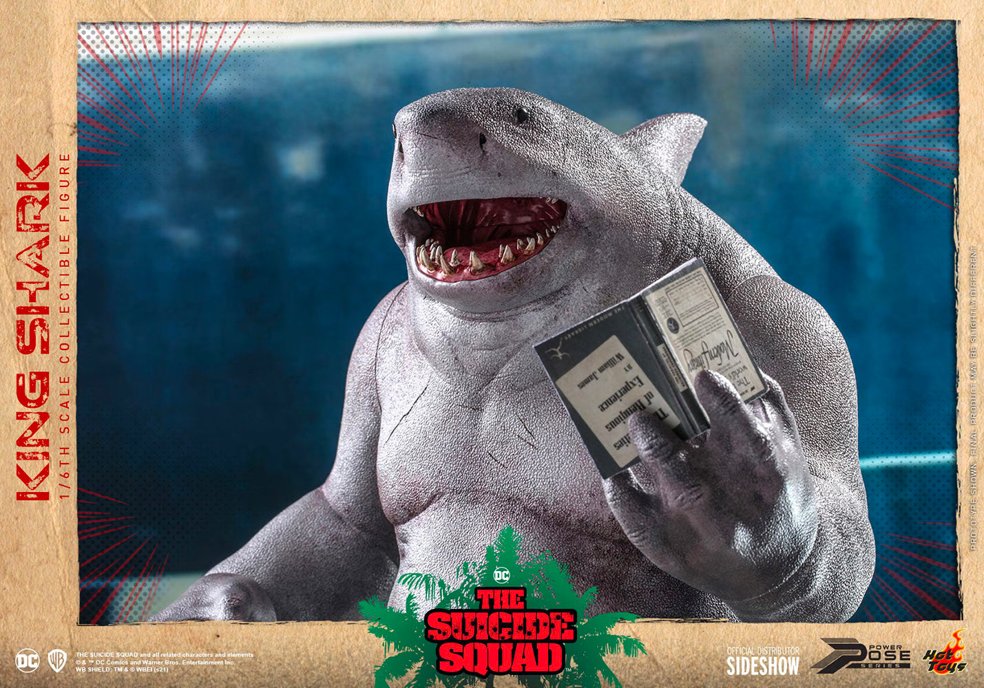 Hot Toys x Sideshow Collectibles: DC - The Suicide Squad - King Shark Sixth Scale Figure