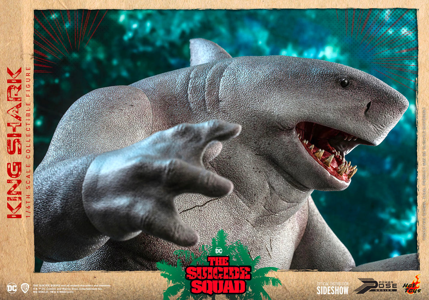 Hot Toys x Sideshow Collectibles: DC - The Suicide Squad - King Shark Sixth Scale Figure