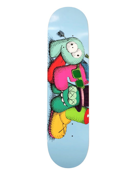 KAWS - "Real" Blue Skateboard Deck, 2007