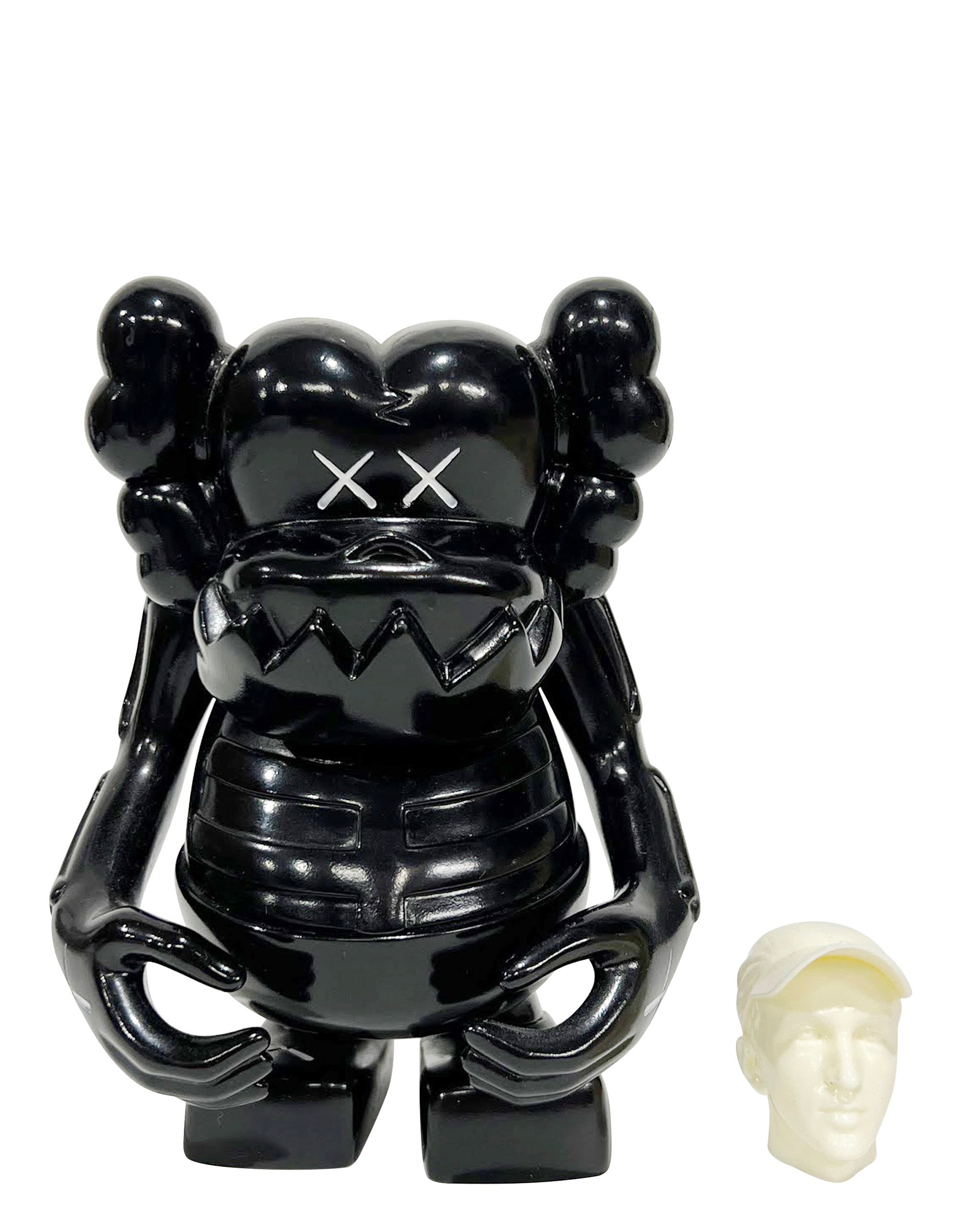 KAWS x Bounty Hunter - Skull Kun Black