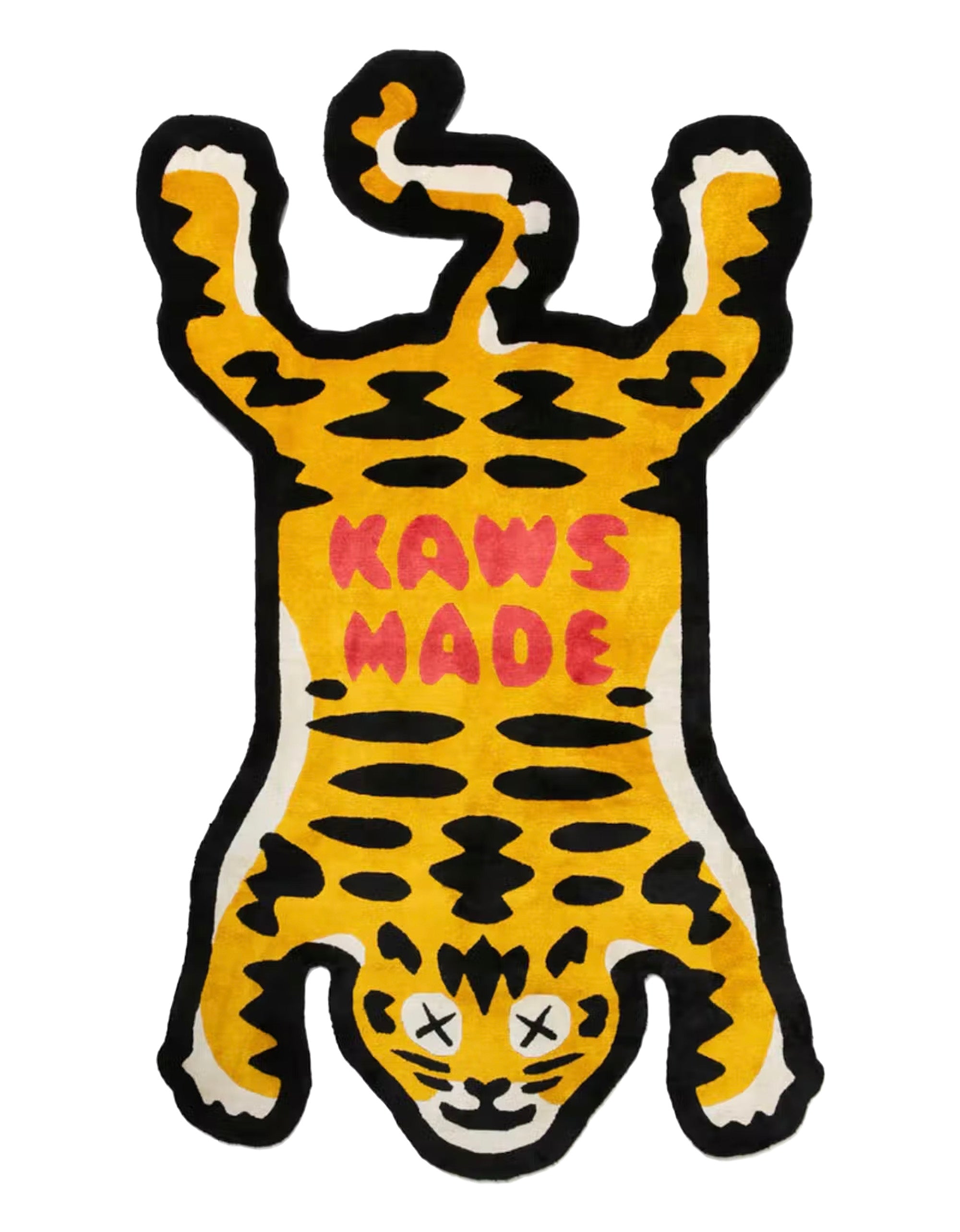 KAWS x Human Made Tiger Silk Rug – TOY TOKYO