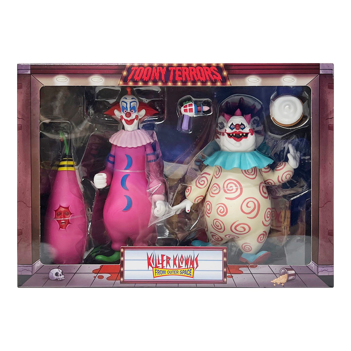 NECA: Toony Terrors - Killer Klowns From Outer Space Slim & Chubby 2 Pack 6" Tall Figure