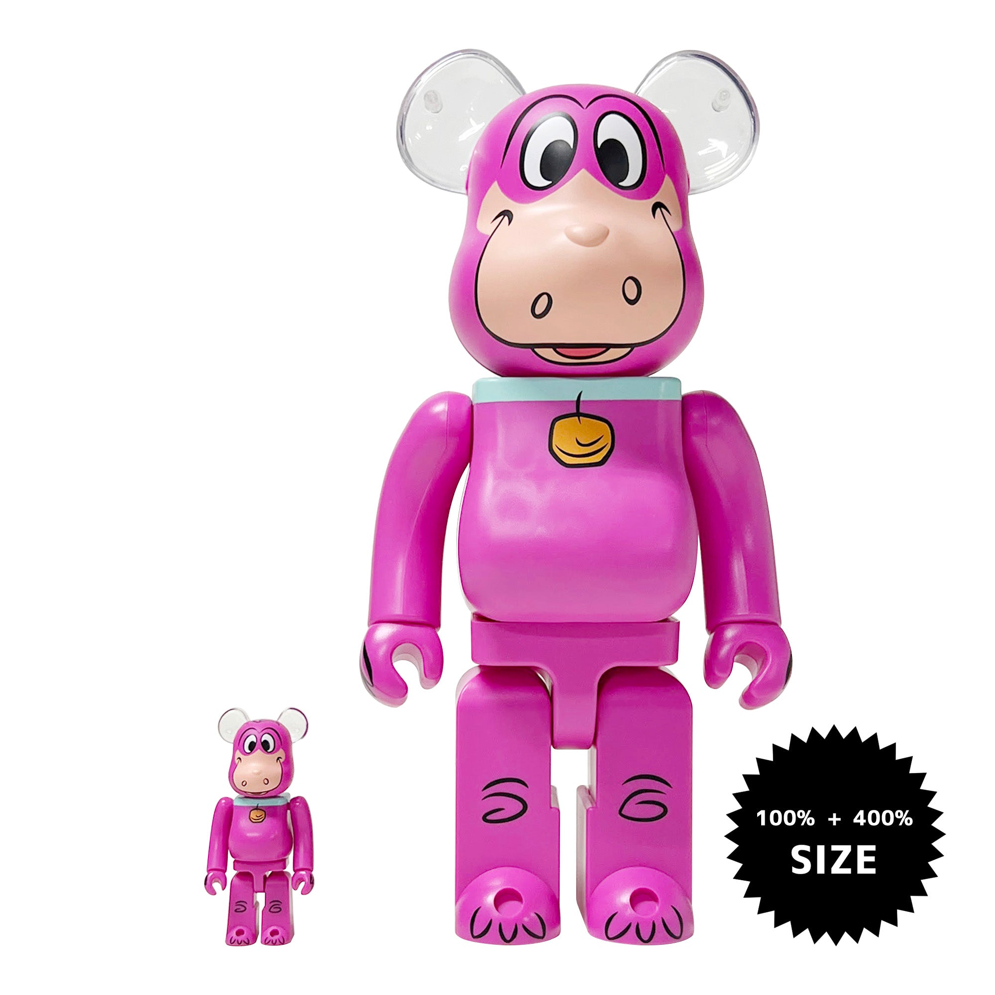 MEDICOM TOY: BE@RBRICK - The Flintstones Dino 100% & 400%