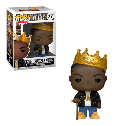 Funko Pop! Rocks: The Notorious B.I.G. with Crown #77