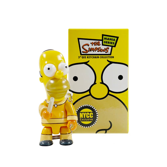 TOY2 Qee: The Simpsons - Homer with Plutonium 3" Keychain Figure